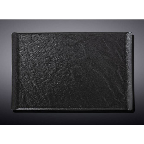 Фото - Тарілка десертна Wilmax Slatestone Black 19.5х14.5 см (WL-661108 / A)
