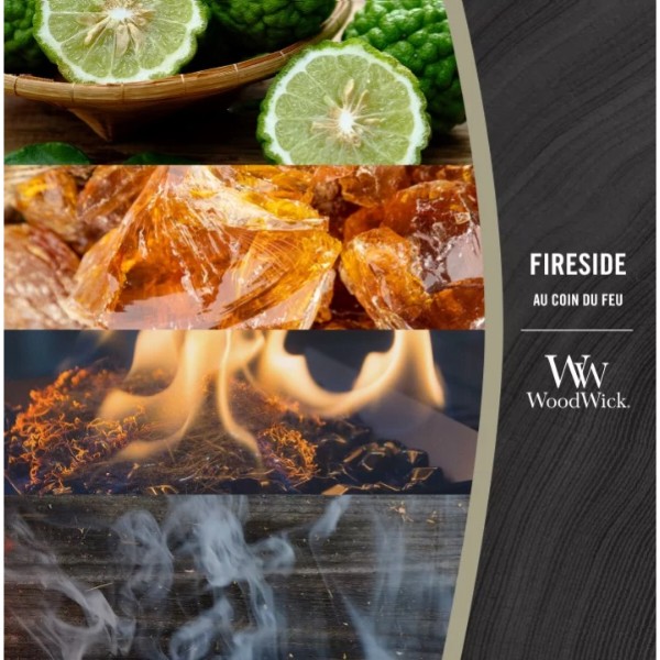 Фото - Свеча стекло Woodwick Mini Fireside (Камин) 85г (98106E)