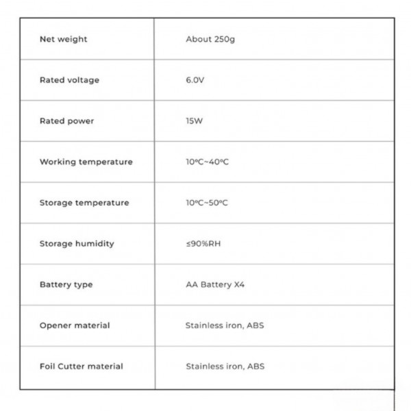 Фото - Штопор Xiaomi HOTO Electric Wine Opener (QWKPQ001)