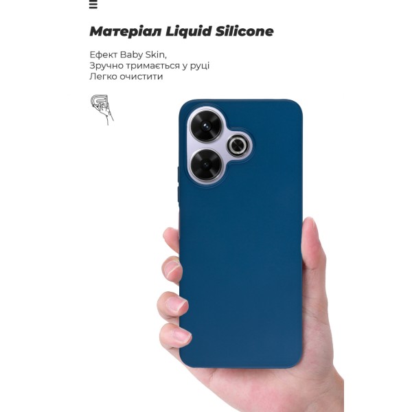 Фото - Чохол для смартфону Armorstandart ICON for Xiaomi Redmi 13 4G / Poco M6 4G Blue (ARM78263)