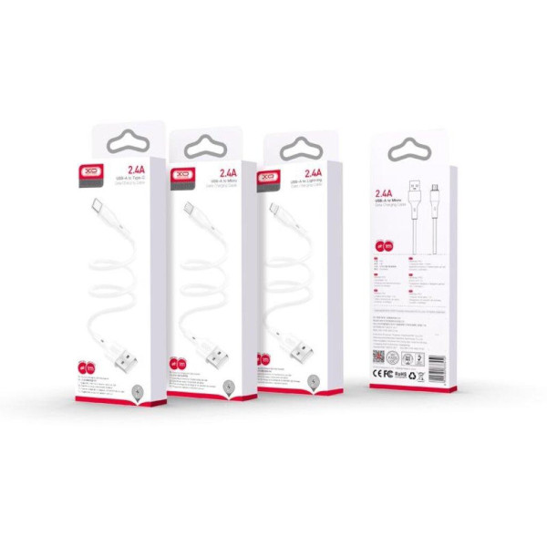 Фото - Кабель синхронизации данных XO 2.4A  MicroUSB Data Cable (CB-23UM)