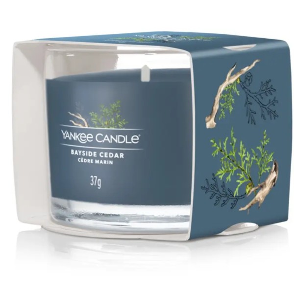 Фото - Свічка скло Yankee Candle Mini Bayside Cedar (Прибережний Кедр) 37 г (1686345E)