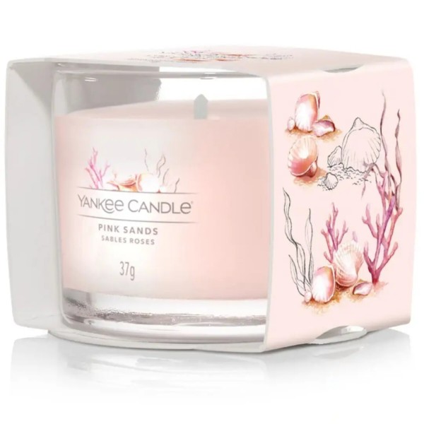 Фото - Свічка скло Yankee Candle Mini Pink Sands (Рожеві Піски) 37 г (1686380E)
