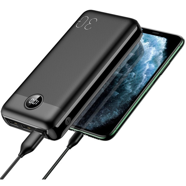 Фото - Батарея мобильная YENKEE YPB 3018 - 30000 mAh PD20W Black (35057019)