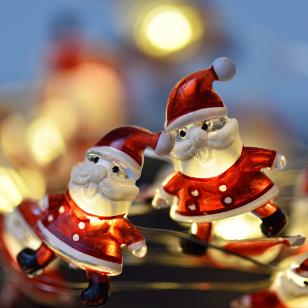 Фото - Гирлянда линейная YES! Fun Санта 20 LED тепл. бел. 2,2 м (801211)