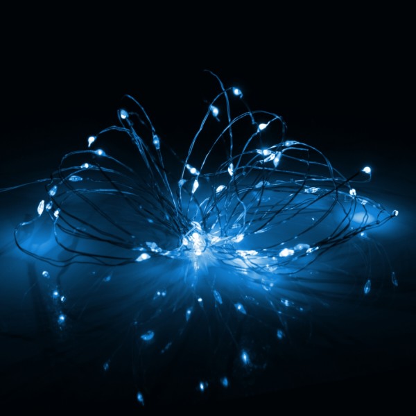 Фото - Гирлянда линейная YES! Fun нить медная 50 LED холодно-белая 5 м USB (975038)