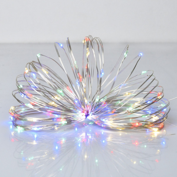 Фото - Гірлянда лінійна YES! Fun нитка мідна 50 LED різнокольорова 5 м USB (975039)