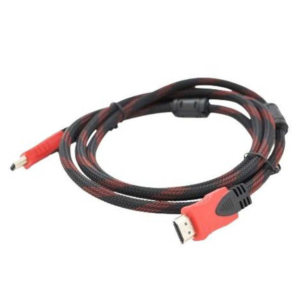 Фото - Кабель HDMI Merlion HDMI - HDMI V 1.4 (M/M) Black/Red + пакет (YT-HDMI(M)/(M)NY/RD-1.5m/00951)