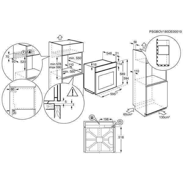 Фото - Духовой шкаф газовый Zanussi ZOG 511211 B
