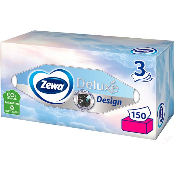 Фото - Серветки гігієнічні сухі Zewa Deluxe Design 3 шари 150 шт. (7322541685564) Фото - Серветки гігієнічні сухі Zewa Deluxe Design 3 шари 150 шт. (7322541685564)