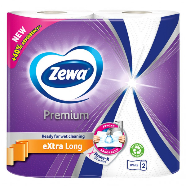 Фото - Рушники паперові Zewa Extra Long 2сл, 2 шт