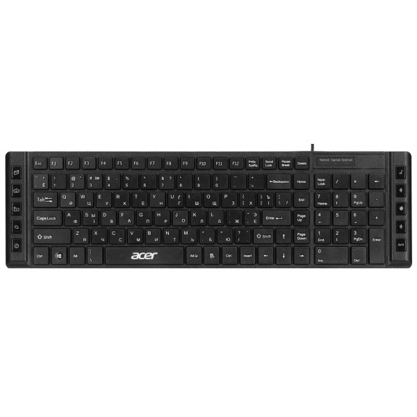 Фото - Клавіатура дротова Acer OKW010 (ZL.KBDEE.012) Black Фото - Клавіатура дротова Acer OKW010 (ZL.KBDEE.012) Black