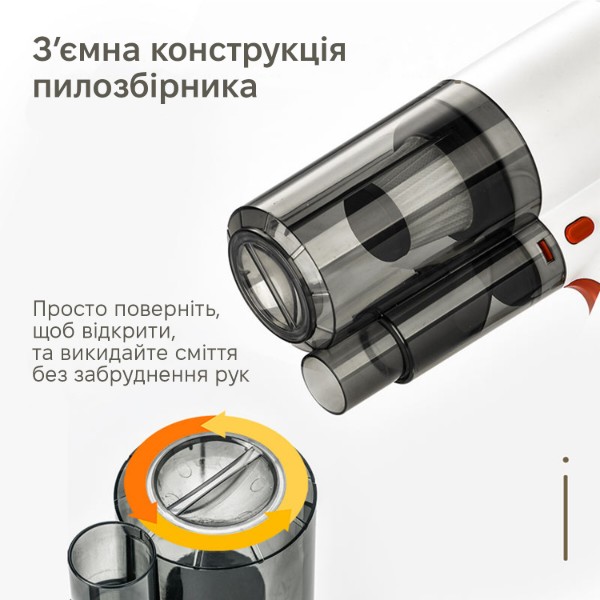 Фото - Пылесос ручной для дома INSPIRE A-091-1 White