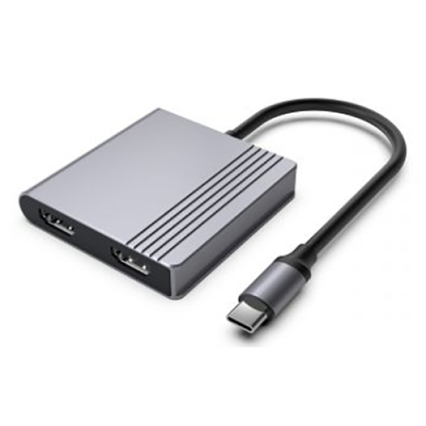 Фото - Хаб USB Cablexpert USB-C 3в1 Silver (A-CM-COMBO3-04)