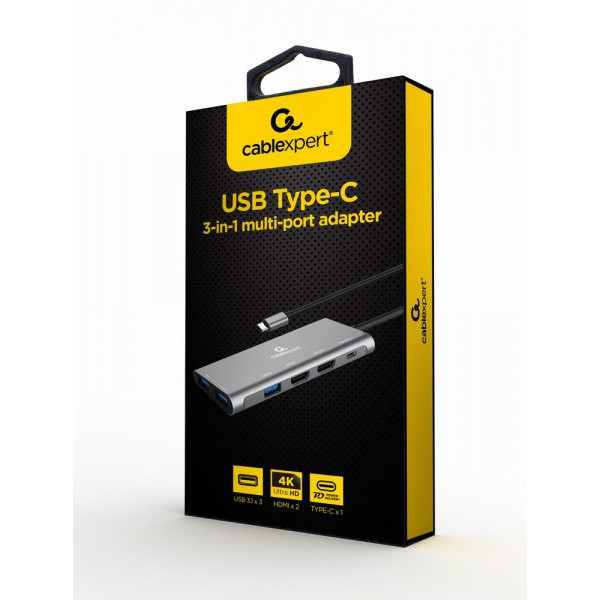 Фото - Хаб USB Cablexpert A-CM-COMBO3-03