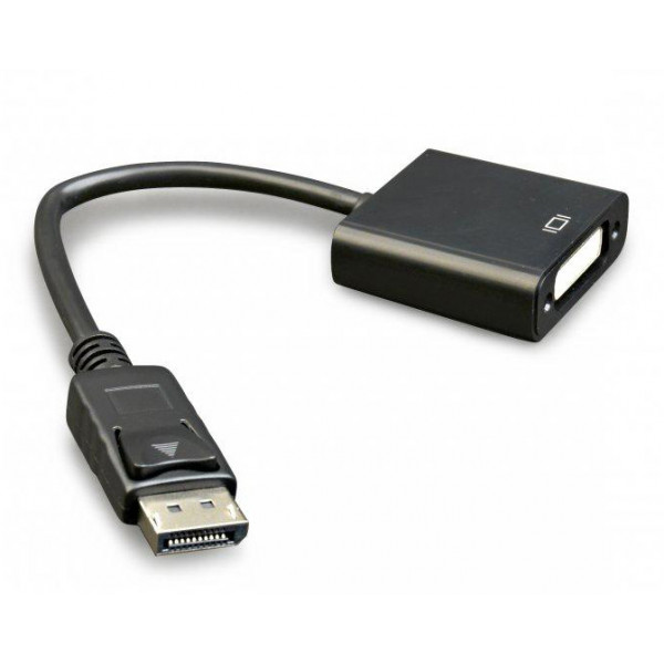 Фото - Перехідник Cablexpert DisplayPort-DVI Black 0.1m (A-DPM-DVIF-002)