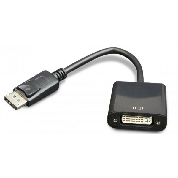 Фото - Перехідник Cablexpert DisplayPort-DVI Black 0.1m (A-DPM-DVIF-002)