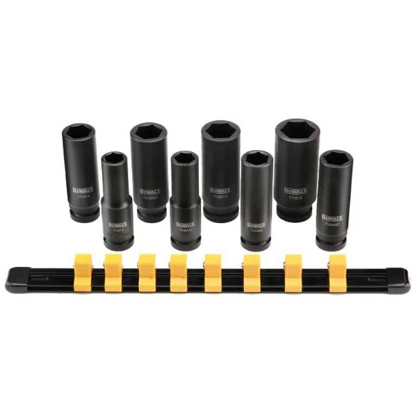 Фото - Набор торцевых головок DeWALT 1/2" 8 шт. (DWMT86090-0) Фото - Набор торцевых головок DeWALT 1/2" 8 шт. (DWMT86090-0)