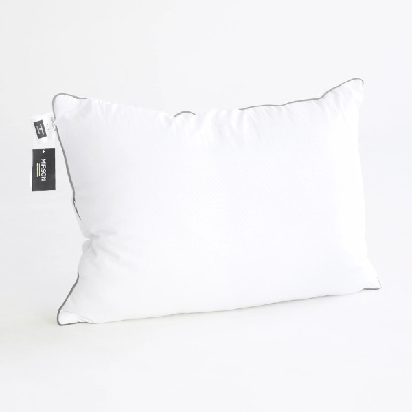 Фото - Подушка стандартна MirSon бавовняна 50х70 №2755 Royal Silver Cotton (2200005197073)