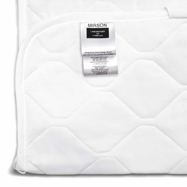 Фото - Наматрасник MirSon Natural Line Стандарт Tencel Aloe Vera 985 150x200 (2200000838414)