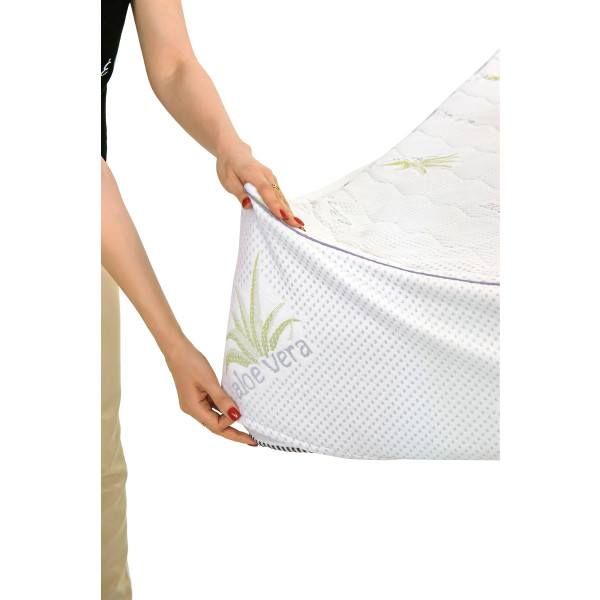 Фото - Наматрацник дитячий MirSon №1028 Alberto Bamboo Aloe Vera 70х130 см (2200001502321)