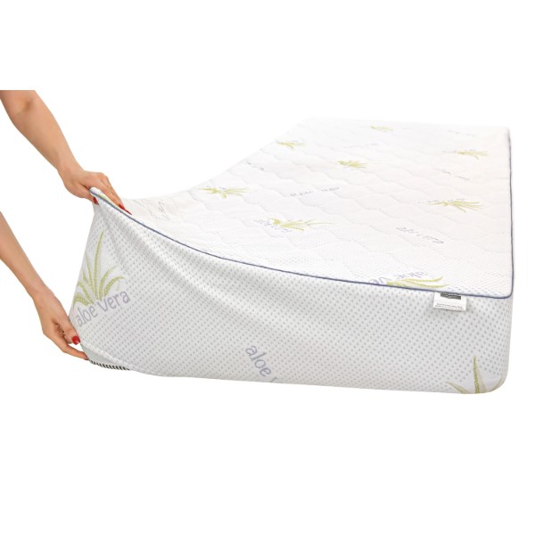 Фото - Наматрасник детский MirSon №1007 Alberto Eco Strong Aloe Vera 70х130 см (2200001489882)