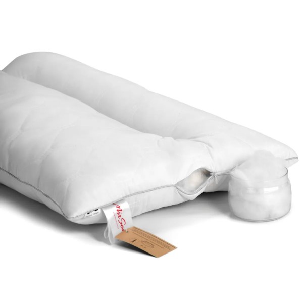 Фото - Подушка стандартна MirSon Deluxe Eco Silver 181 50x70 см (2200000398529)