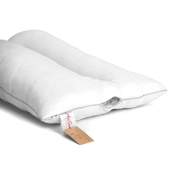 Фото - Подушка стандартна MirSon Deluxe Eco Silver 181 50x70 см (2200000398529)