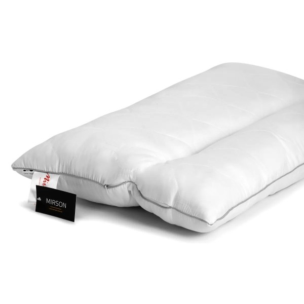 Фото - Подушка стандартна MirSon Deluxe Eco Silver 181 50x70 см (2200000398529)