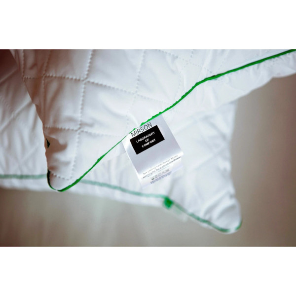 Фото - Подушка стандартна MirSon бамбукова Eco 0411 середня 60х60 см (2200000041470)