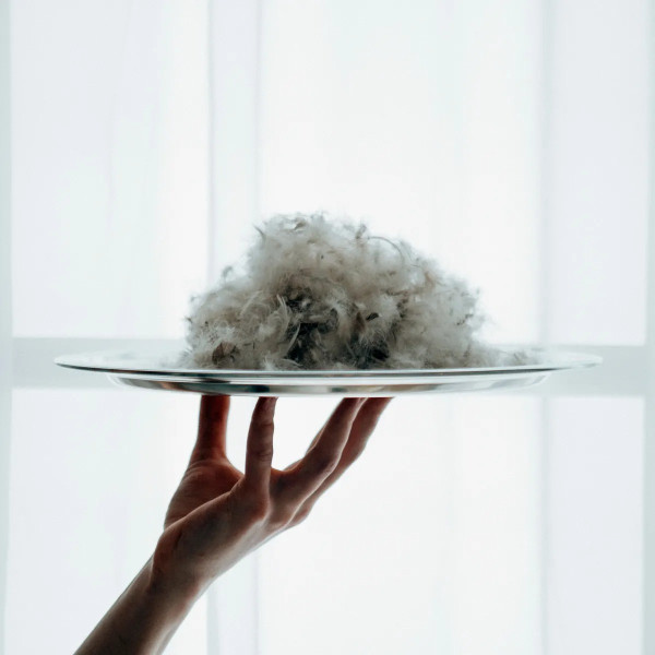 Фото - Подушка стандартная MirSon шерстяная 1224 Royal Pearl Hand Made Premium Мягкая 60х60 см (2200001517905)