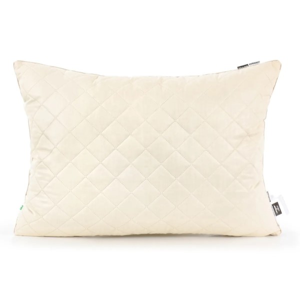 Фото - Подушка стандартна MirSon шовкова 1257 Carmela Natural Silk Kapok Середня 60х60 см (2200001519176)