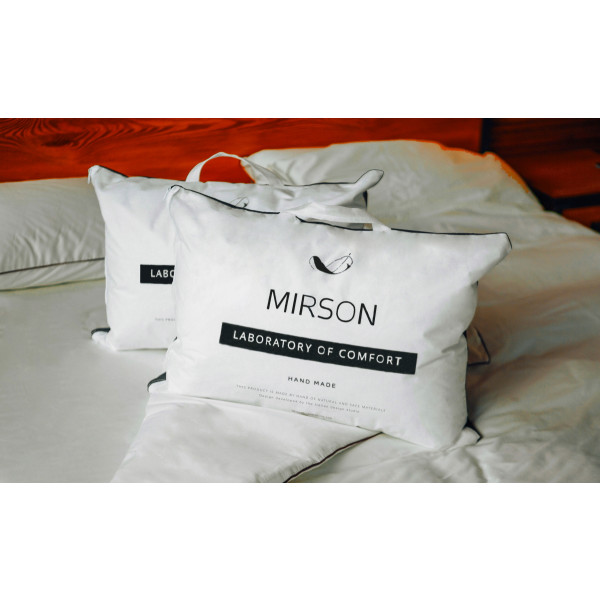 Фото - Подушка стандартна MirSon антиаллергенная Carmela Eco-Soft Hand Made 494 Висока 50х70 (2200000625052)