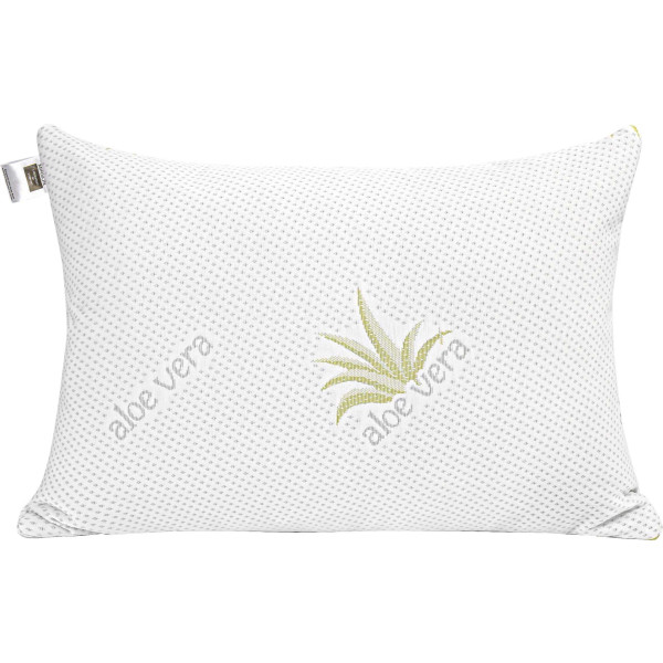 Фото - Подушка стандартна MirSon шовкова №845 Dorotea Silk Kapok Hand made М'яка 50х70 см (2200003203158)