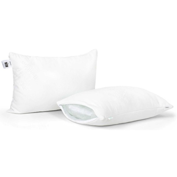Фото - Подушка стандартна MirSon №803 Julia EcoSilk Hand made 50х70 см (2200003037203)