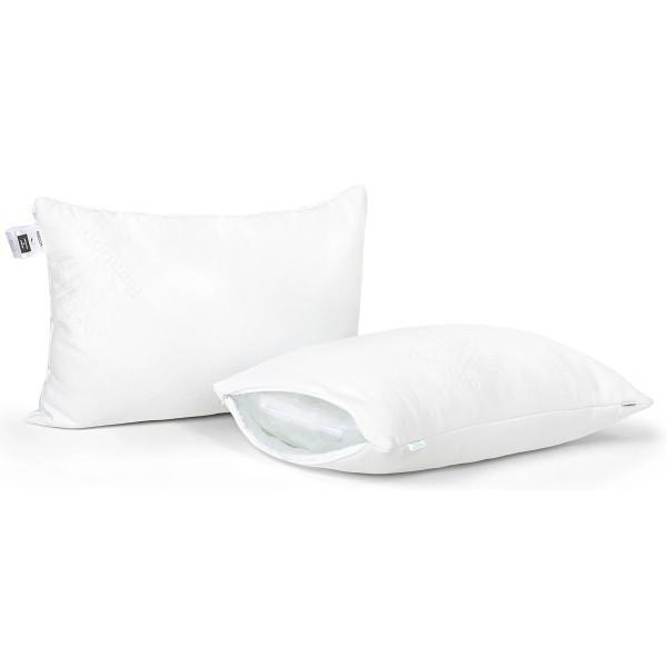 Фото - Подушка стандартна MirSon №805 Julia EcoSilk Hand made 70х70 см (2200003197051)