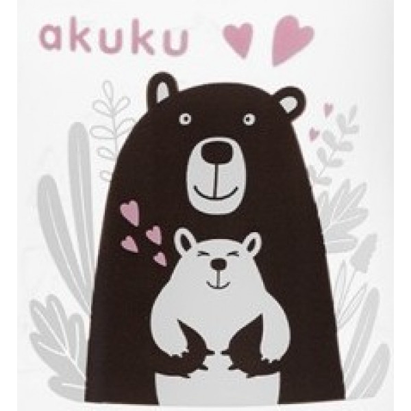 Фото - Бутылочка для кормления Akuku Черный медвежонок 125 мл (A0004)