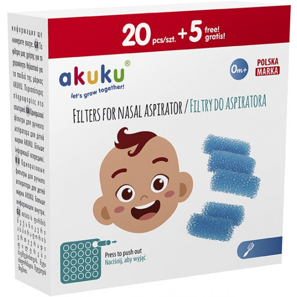 Фото - Насадки і фільтри для дитячих аспіраторів Akuku A0036 (A0037)