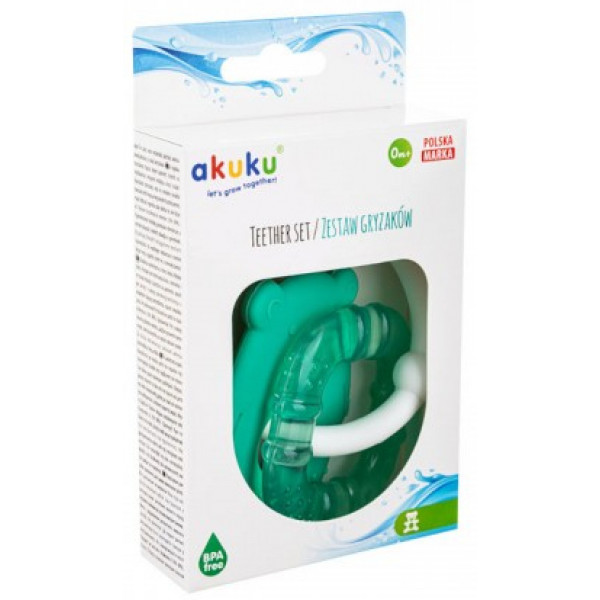 Фото - Прорізувач Akuku Набір Ведмедик/Квадрат (A0124)