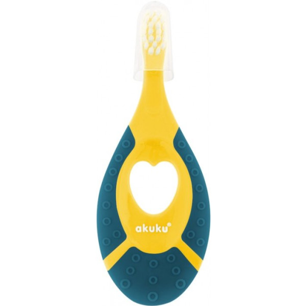 Фото - Зубна щітка мануальна дитяча Akuku 0-2 роки Blue (A0158) Фото - Зубна щітка мануальна дитяча Akuku 0-2 роки Blue (A0158)