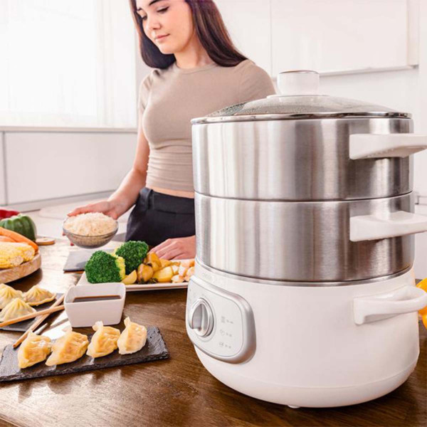 Фото - Пароварка Cecotec Vapovita SteelPot White (A01_EU01_100630)