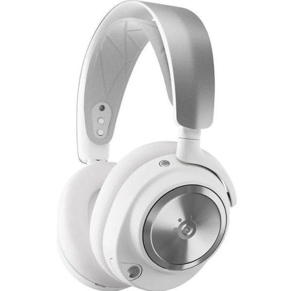 Фото - Гарнітура бездротова ігрова SteelSeries Arctis Nova Pro Wireless ANC White (61524)