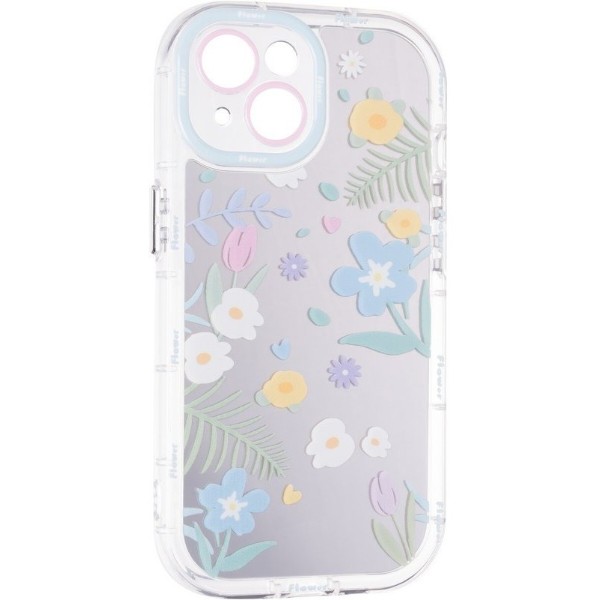 Фото - Чохол для смартфону Gelius Mirror Case for iPhone 15 Flowers (101630)