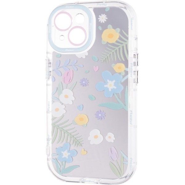 Фото - Чохол для смартфону Gelius Mirror Case for iPhone 15 Flowers (101630)