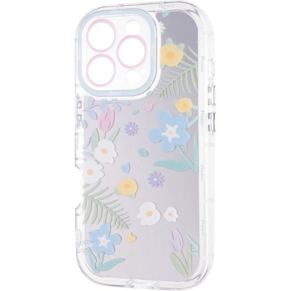 Фото - Чехол для смартфона Gelius Mirror Case for iPhone 16 Pro Flowers (101634)