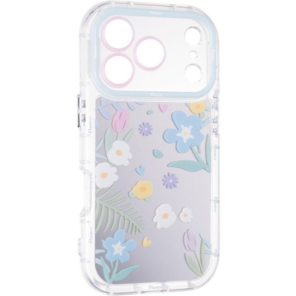 Фото - Чехол для смартфона Gelius Mirror Case for iPhone 17 Pro Flowers (101637) Фото - Чехол для смартфона Gelius Mirror Case for iPhone 17 Pro Flowers (101637)