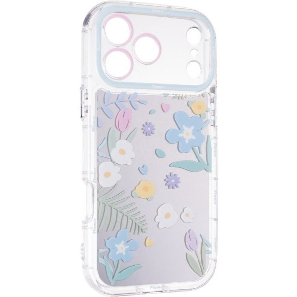 Фото - Чохол для смартфону Gelius Mirror Case for iPhone 17 Pro Max Flowers (101638)
