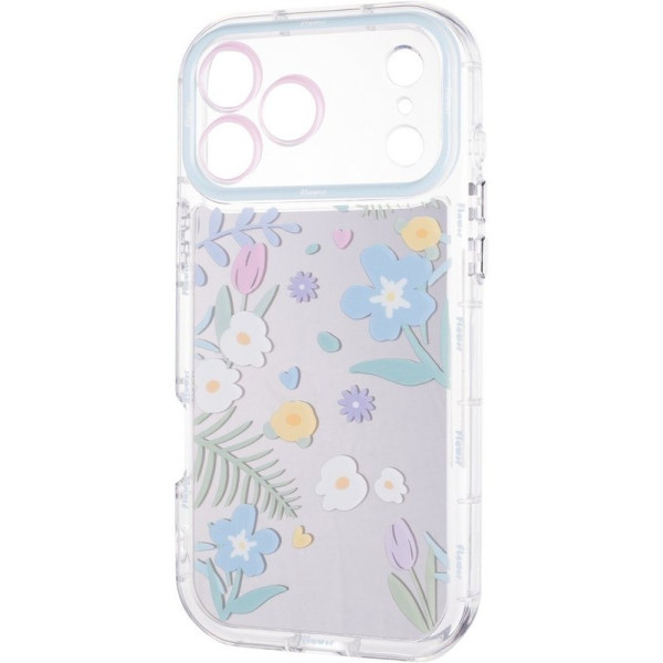 Фото - Чохол для смартфону Gelius Mirror Case for iPhone 17 Pro Max Flowers (101638)
