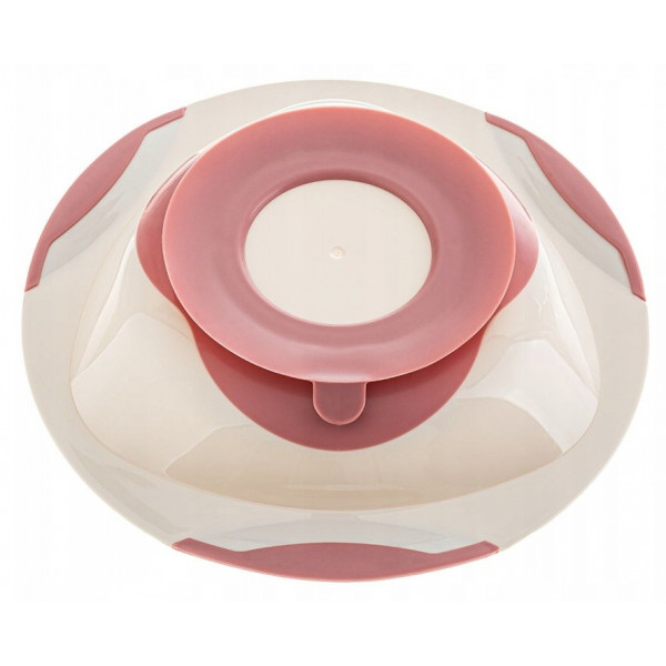 Фото - Тарелка для малыша Akuku Pink/Gray (A0525)