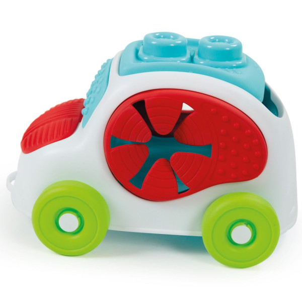 Фото - Сортер Clementoni з конструктором Clementoni Sensory Car серія Soft Clemmy 8 деталей (17315)